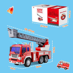 Camion de pompier XXL rouge jouet enfant